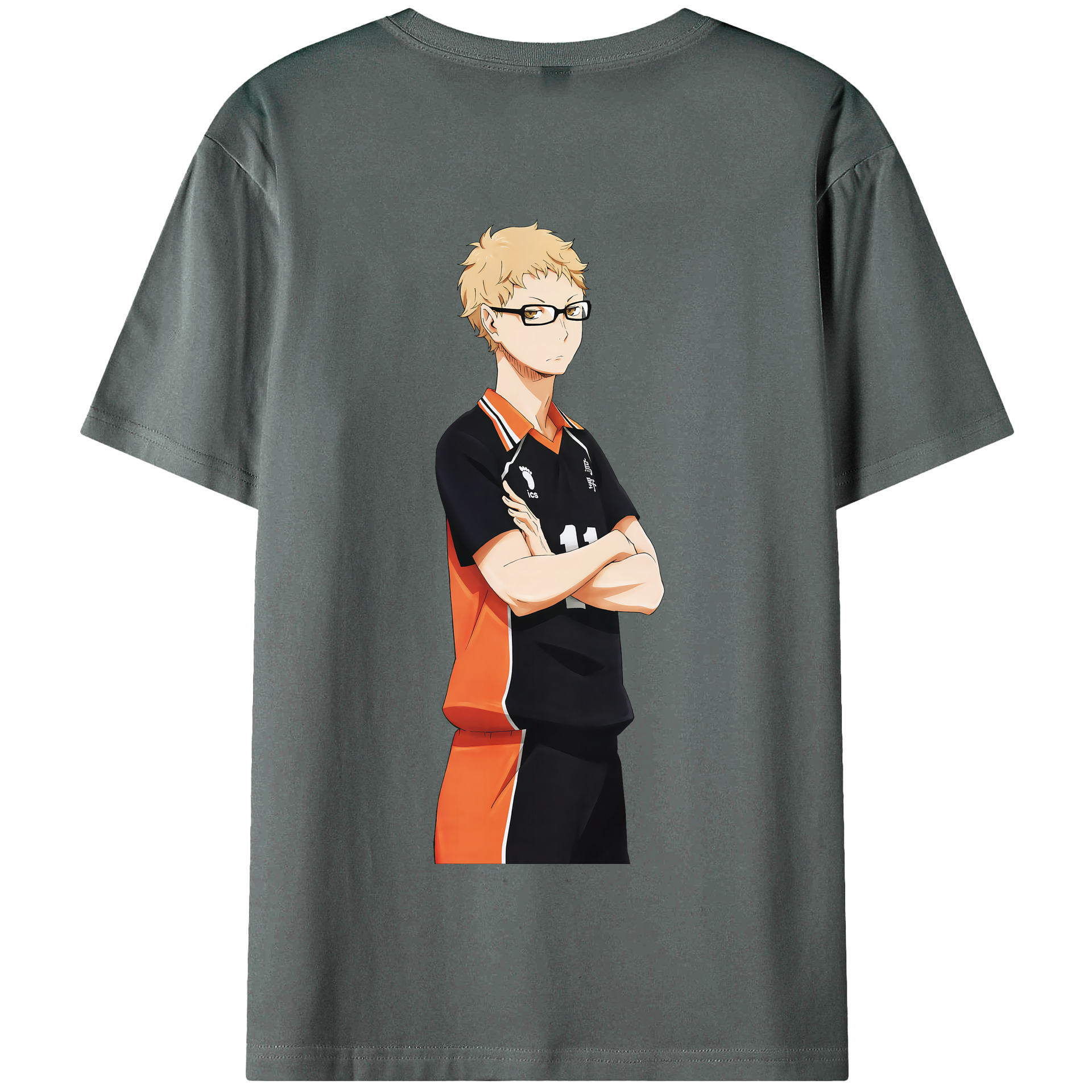 （画像用） ハイキュー!! Haikyu!! 綿100％半袖Tシャツ（背面プリント）